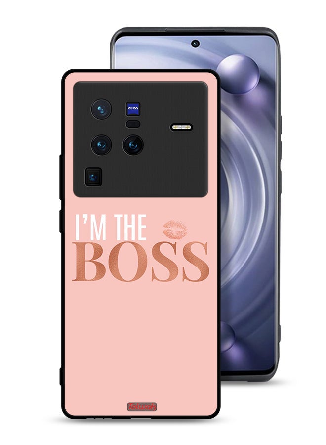 Tolwak Vivo X80 Pro Protective Case Cover I Am The Boss - Image 1