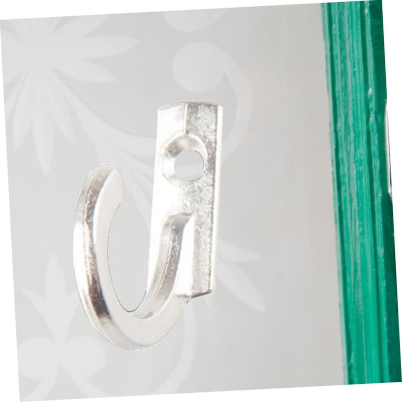Mikikit 3pcs Silver Retro Single Prong Wall Hooks For Coats Hats Towels Vintage Decor - Image 5