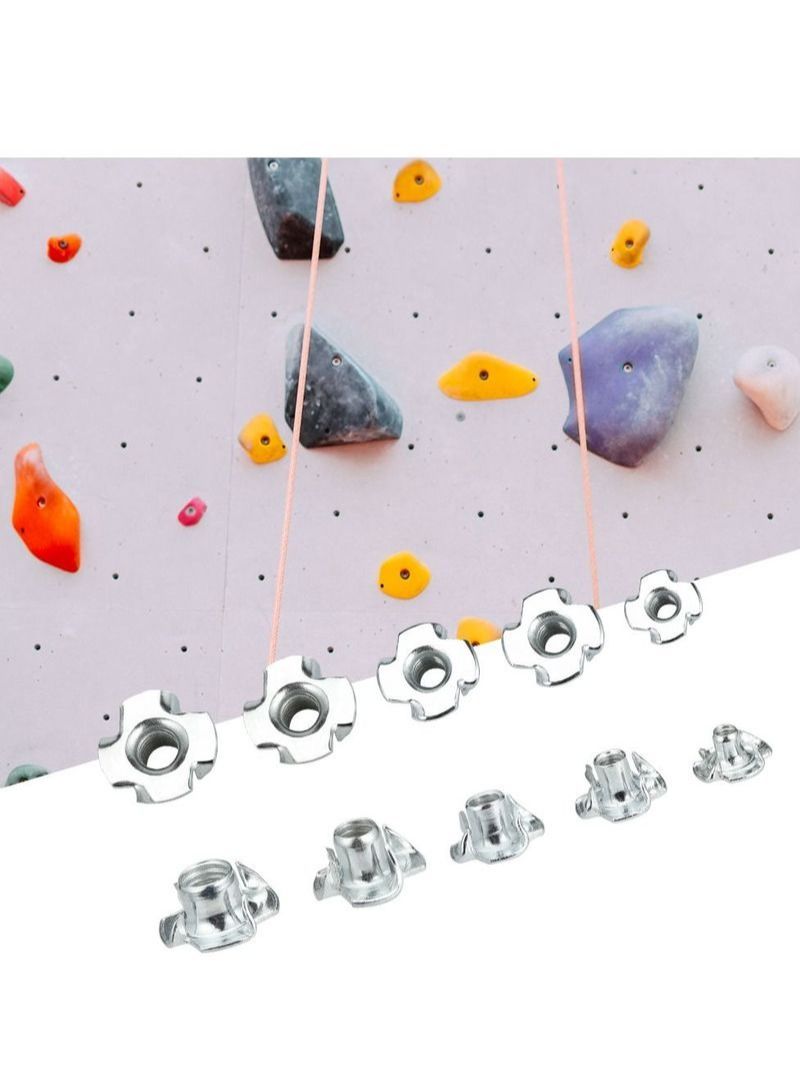 NIBEMINENT 100Pcs Four-jaw nut with internal and external teeth - Image 3