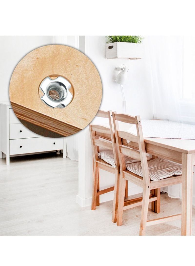 NIBEMINENT 100Pcs Four-jaw nut with internal and external teeth - Image 4