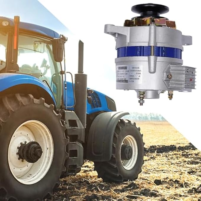 OLONETO 1200W Permanent Magnet Generator For Agricultural Tricycle/Quadricycle Tractors - AC/DC Dual Use With Charging & Lighting - Single/Dual Wheel Pure Copper Core, High Efficiency(Single wheel) - Image 1