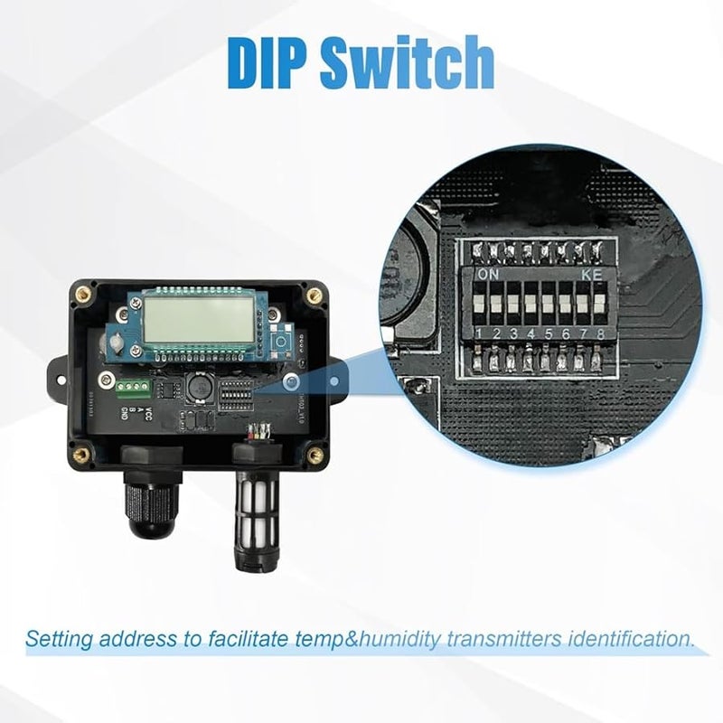 Wall Mounted RS485 Modbus RTU Digital Temperature Humidity Sensor Transmitter Industrial - Image 5