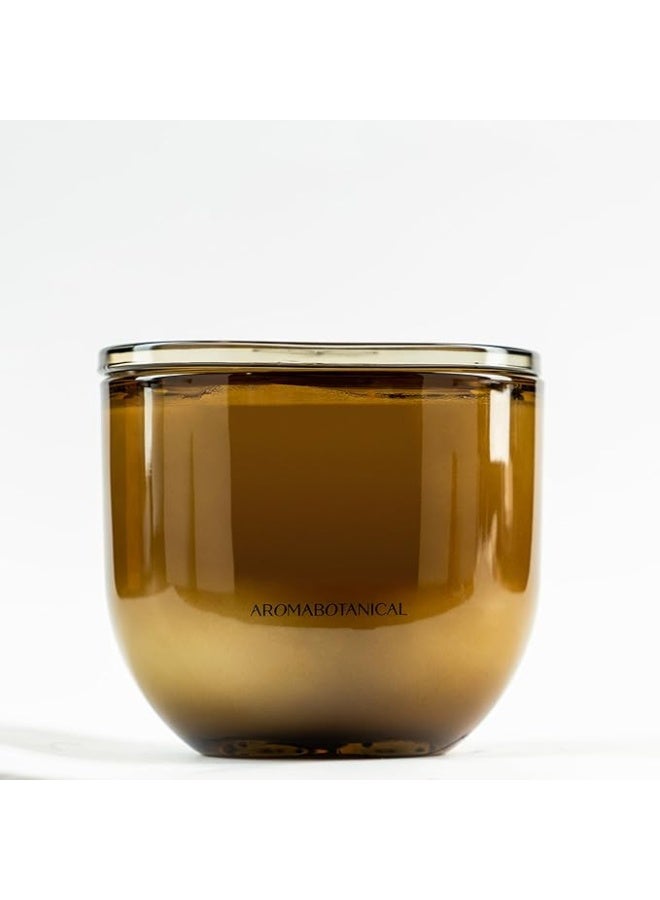 ALLURE Jar Candle 400g | Jasmine & Cedarwood Scented Candle | Botanical Wax Aromatherapy Candle | Long Lasting Clean Burn | Luxury Home Fragrance Gift for Living Room - Image 2