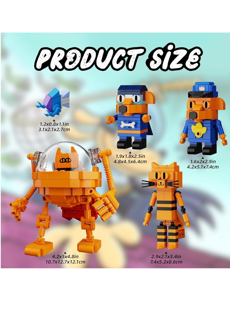 General Dog Building Toy - Clever Dog and Cat Playset, Classic Comics Collectibles Gift for Kids Aged 8+ POP Fans (529PCS)  - Image 4