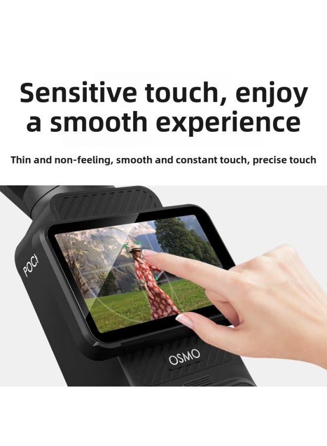 Generic Suitable For Osmo Pocket 3 AR Anti-reflection Low Reflection Film Pocket 2 Motion Camera Explosion-proof Soft Film-Color:Pocket3 Generation AR Antireflection Low Reflection Film (Bare Screen Film)  - Image 5