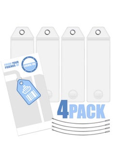 Cruise On Cruise On Celebrity Cruise Luggage Tag Holder (4 Pack) - Fits All Celebrity Ships & Tags, Clear Travel Essentials for 2025-2026, Durable Waterproof Cruise Ship Accessories  - Image 4