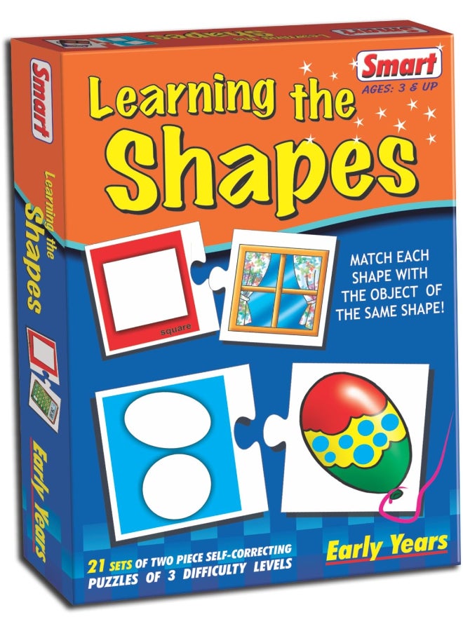 Creative's Creative’s Smart Learning the Shapes Jigsaw Puzzles, Educational Toys, Early Learning Matching Games & Logic Skills, Screen Free for Boys & Girls Ages 3 4 5 - Image 1