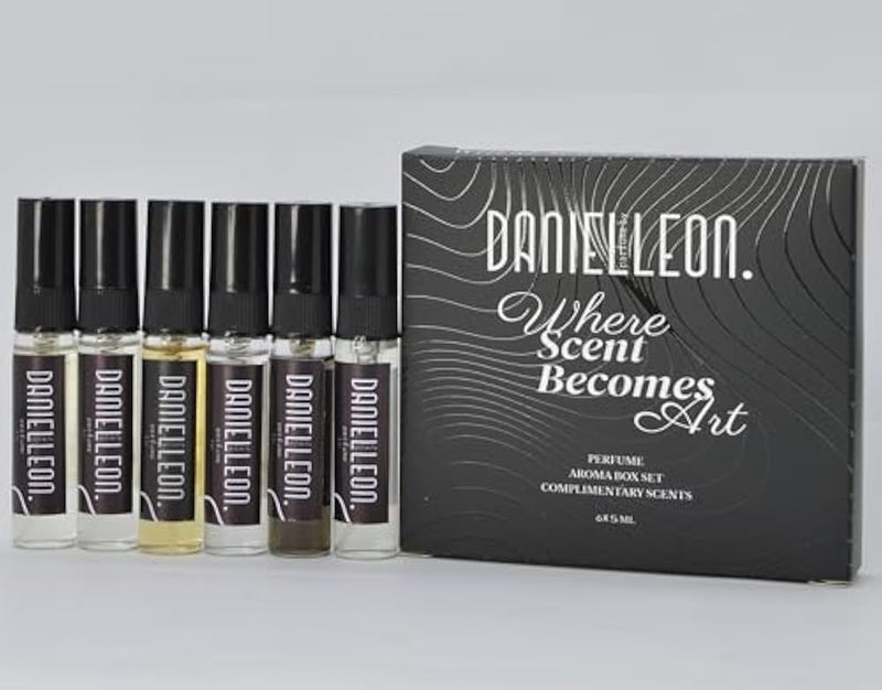 Daniel Leon DL-MP1 Men’s Perfume Pack | 6 × 5ml | Inspired Fragrances | Long-Lasting | Travel Size | Premium Men’s Collection