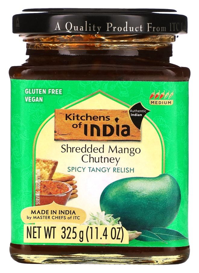 Kitchens of INDIA Shredded Mango Chutney 11.4 oz (325 g) 