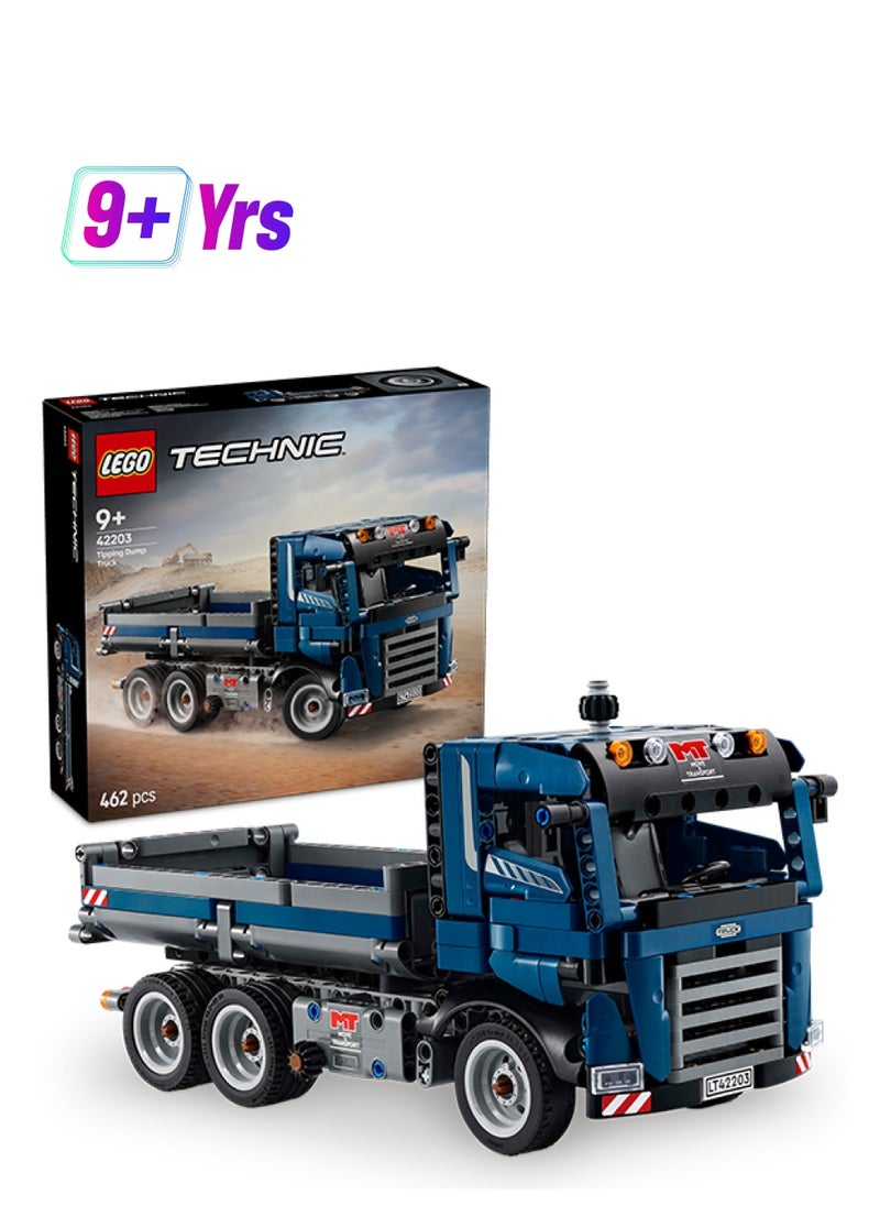 LEGO Technic Tipping Dump Truck 42203 (462) Pieces  - Image 1