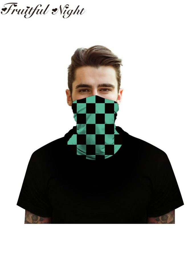 Fruitful Night - Anime demon slayer Mask Face Mask Headband Scarf, 3D Print Windproof Anti Dust for Men Women Adult Kid - Image 1