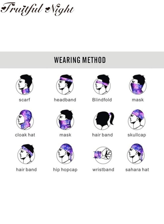 Fruitful Night - Anime demon slayer Mask Face Mask Headband Scarf, 3D Print Windproof Anti Dust for Men Women Adult Kid - Image 1