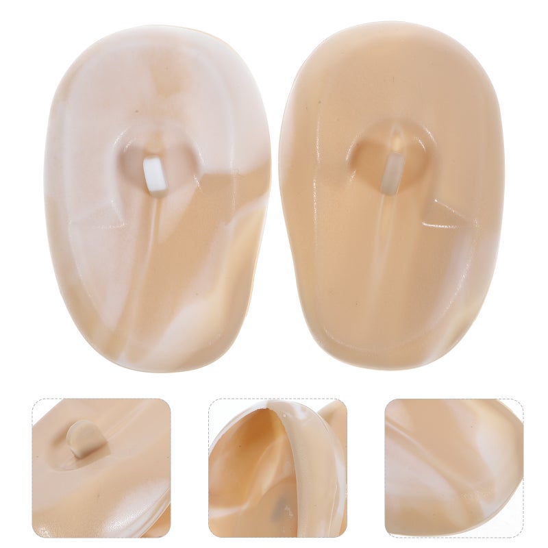 1 Pair Silicone Hair Dye Earmuffs Perm Hair Dyeing Ear Covers Hair Salon Barber Supplies - Image 3