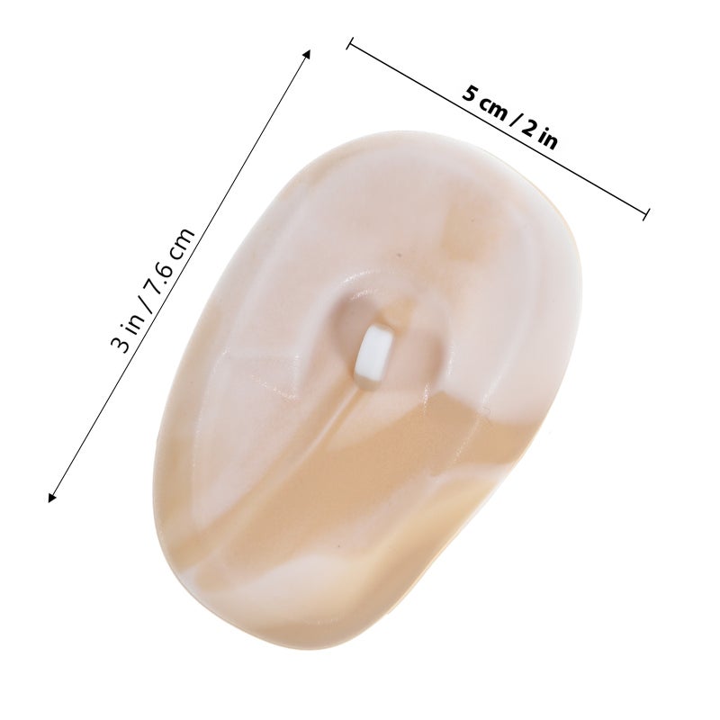 1 Pair Silicone Hair Dye Earmuffs Perm Hair Dyeing Ear Covers Hair Salon Barber Supplies - Image 2