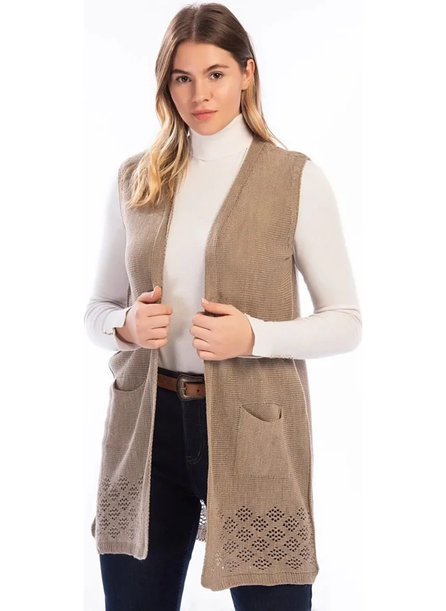 Işılda Fashion Women's Clothing Pocket Mother's Vest