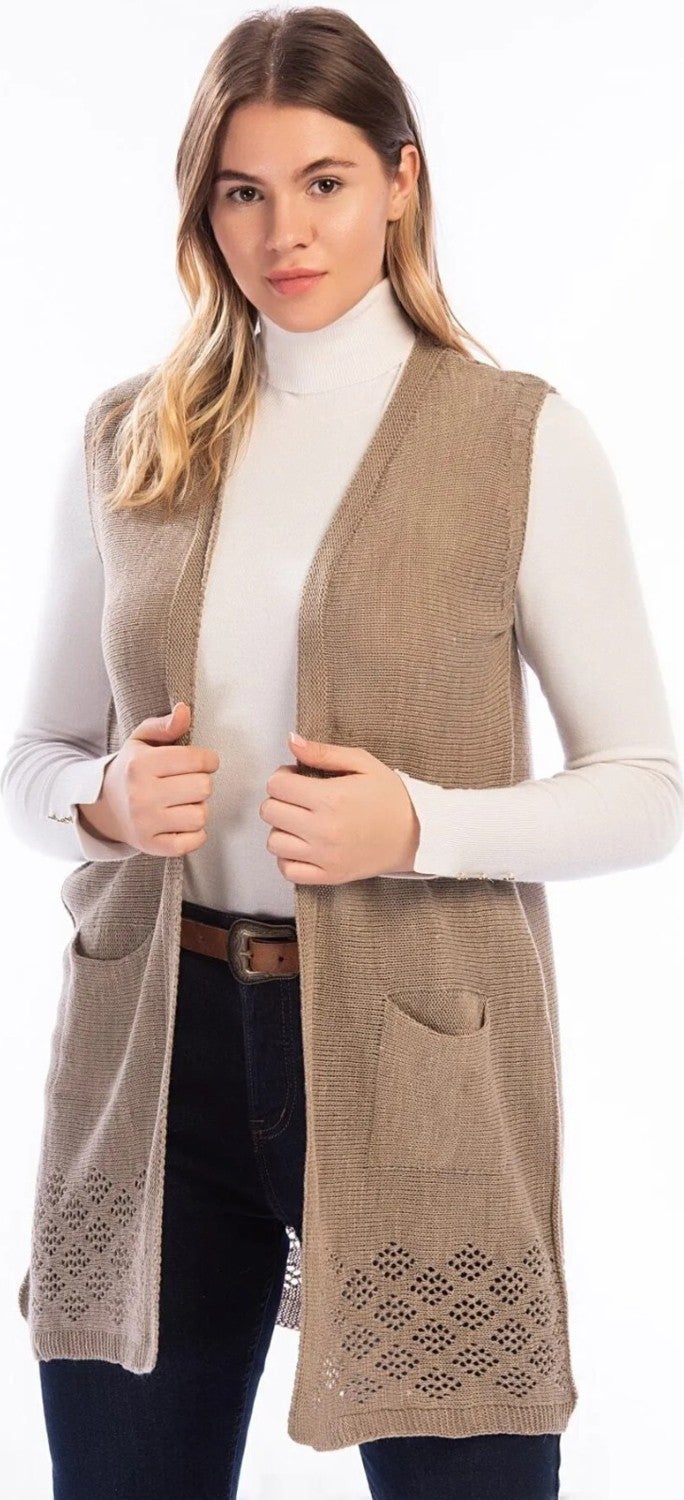 Işılda Fashion Women's Clothing Pocket Mother's Vest  - Image 1