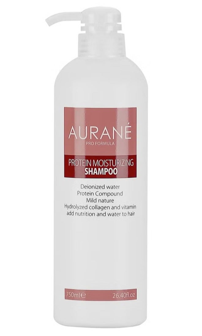 AURANE Protein Moisturizing Hair Shampoo (750ml) for Hydrating Color Protection Dry Damage Color Treated Hair Repair Organic Paraben Sulfate Free All Hair Types - Image 1
