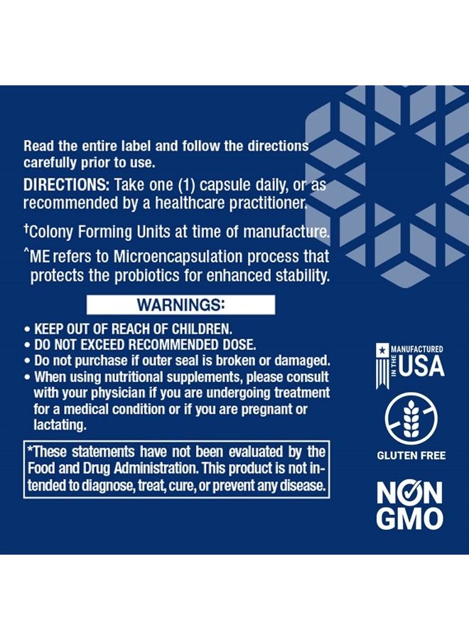 Life Extension فلوراسست مزاج - مزيج بروبيوتيك وزعفران - خالي من الغلوتين، غير معدل وراثيًا، نباتي - 30 كبسولة - Image 2