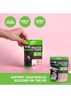 Health & Household Vade Nutrition Dissolvable Protein Packs | Strawberry Milkshake Whey Isolate Protein Powder, On-The-Go, Low Carb, Low Calorie, Lactose Free, Gluten Free, Fat Free, Sugar Free, Lean, 30 Servings  - Image 2