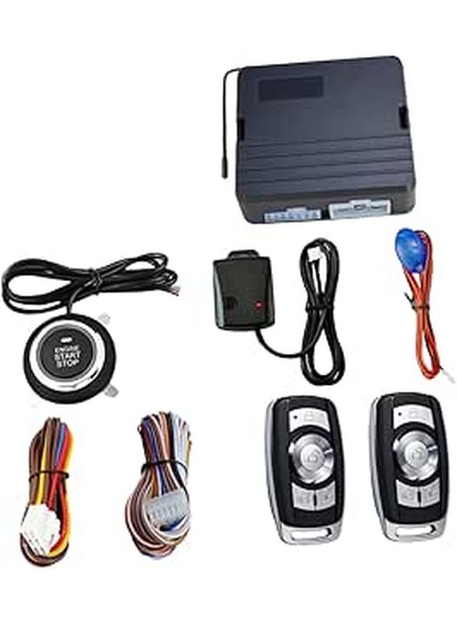 12V Car Alarm System with Remote Start Stop Anti Theft Security Vehicle Door Lock Automation - Image 1