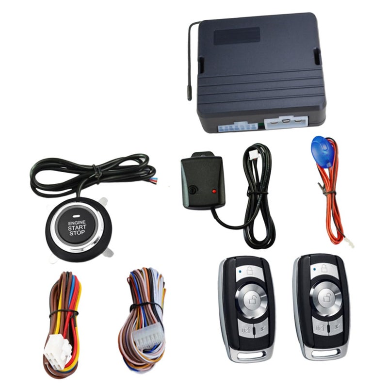 12V Car Alarm System with Remote Start Stop Anti Theft Security Vehicle Door Lock Automation - Image 2