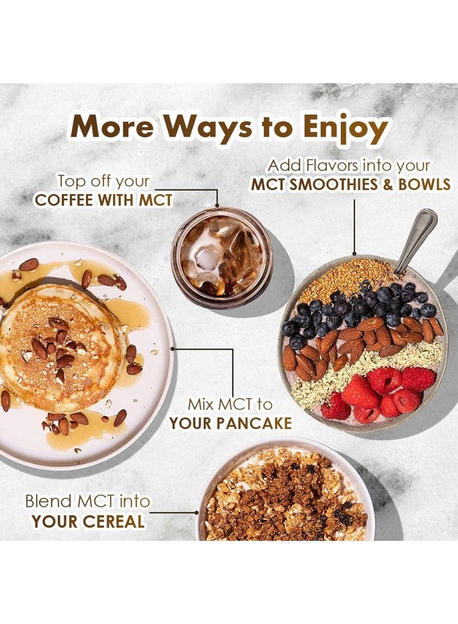 Opportuniteas MCT Oil Powder, Keto Creamer for Coffee, Drinks&Smoothies, Low Carb Keto Friendly, Boost Energy&Mental Focus, Supplement for Ketogenic Diet, Gluten Free&Non-GMO, Dark Chocolate 6 oz - Image 4