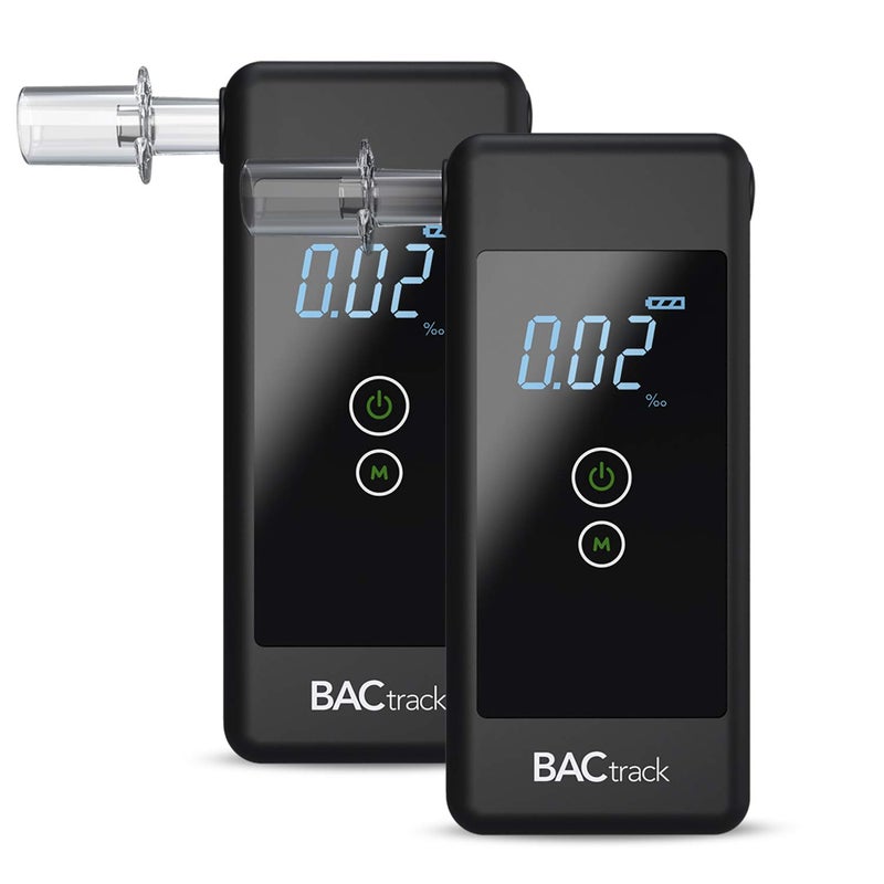 BACtrack جهاز BACtrack Trace لاختبار التنفس (عبوة 2) | دقة احترافية | متوافق مع DOT و NHTSA | جهاز محمول لاختبار الكحول في التنفس للاستخدام الشخصي والمهني - Image 1
