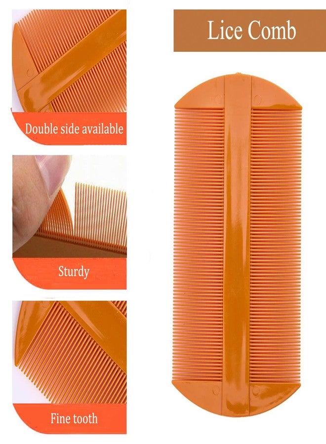 EHBELIF Dandruff Comb Fine Tooth Scalp Detox Comb Lice for Women, Men & Kids Stainless Steel Scalp Detoxing, Sweep & Massage Hair Brush Tool for Hair Care (Black 3PC) - Image 5