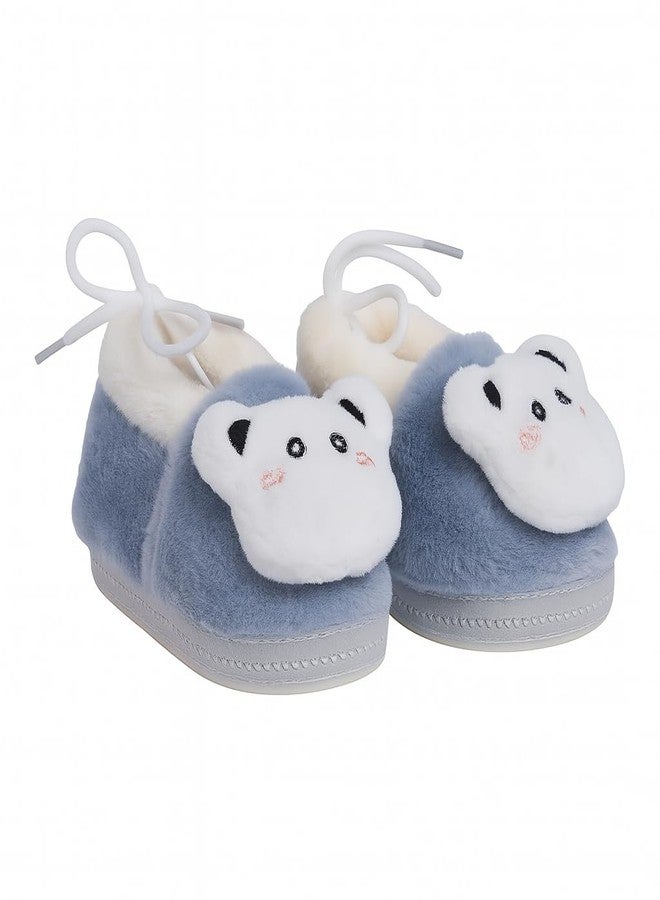 Coocuddle Newborn Baby Shoes I Toddler First Walking Shoes I Non-Slip Prewalker Sneakers for Baby Boys & Girls Blue - Image 1
