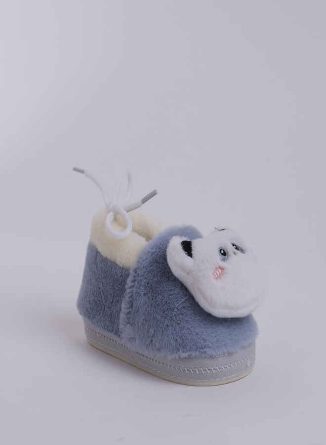 Coocuddle Newborn Baby Shoes I Toddler First Walking Shoes I Non-Slip Prewalker Sneakers for Baby Boys & Girls Blue - Image 3
