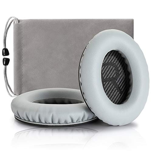 Cypher.V Headphones Replacement Ear Pads,for Bose Quietcomfort QC15 QC25 QC35 35 ii (Grey) - Image 1