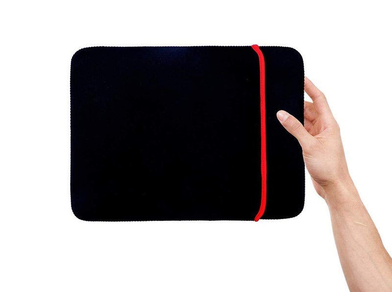 Aliens 15.6 Inch Reversible Laptop Sleeve, Slim Fit Neoprene Material Zipperless Dual Color Laptop Case Cover Bag for MacBook, Asus, Acer, Lenovo, Dell, HP,Tablet,ipad Also Use as Mousepad(Red/Black) - Image 5