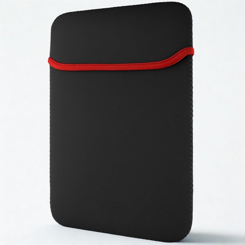 Aliens 15.6 Inch Reversible Laptop Sleeve, Slim Fit Neoprene Material Zipperless Dual Color Laptop Case Cover Bag for MacBook, Asus, Acer, Lenovo, Dell, HP,Tablet,ipad Also Use as Mousepad(Red/Black) - Image 1