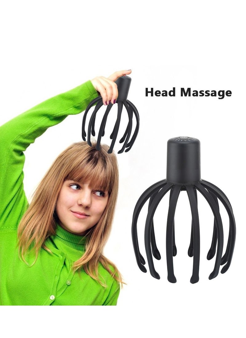 Generic - Electric Octopus Claw Head Massager Scalp Therapeutic Head Scratcher Relief Stress Fatigue Vibration Bluetooth Hair Stimulation - Image 1