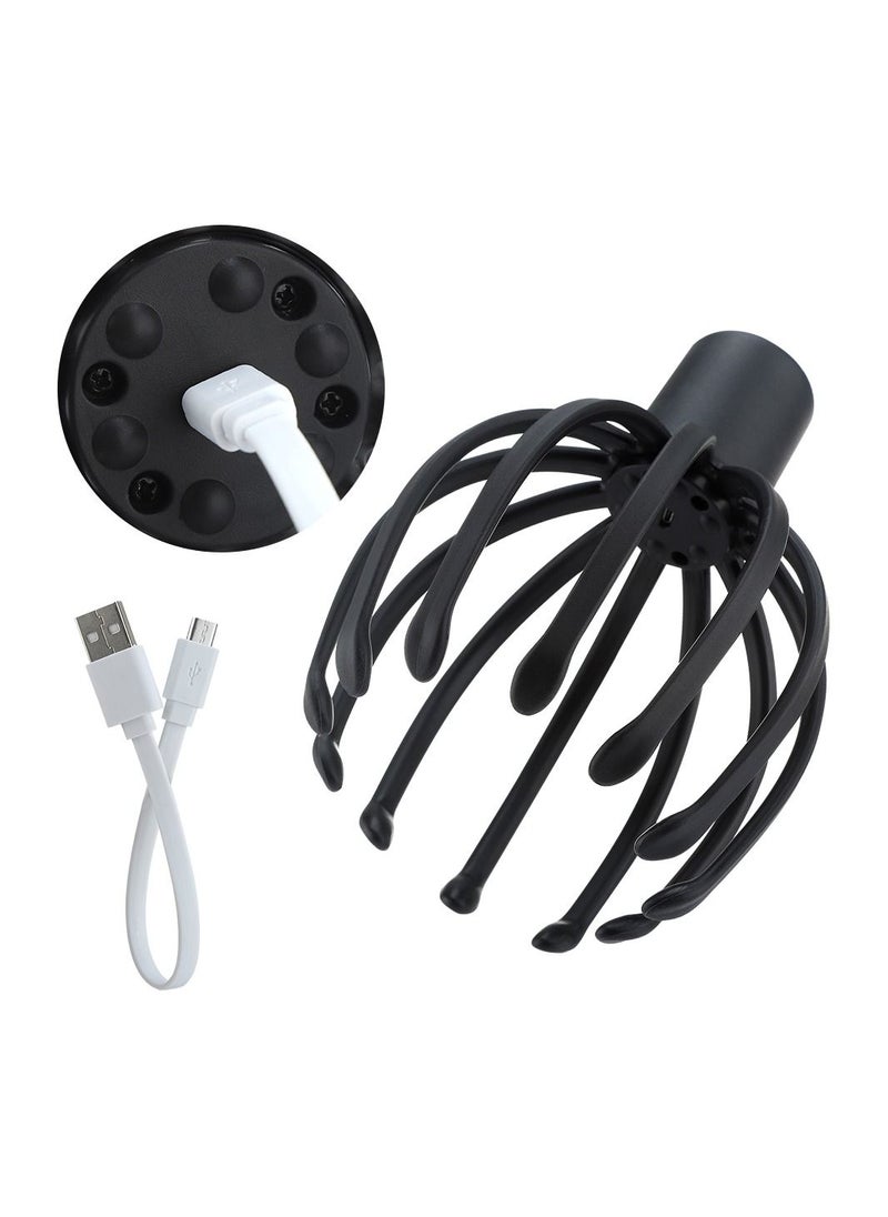 Generic - Electric Octopus Claw Head Massager Scalp Therapeutic Head Scratcher Relief Stress Fatigue Vibration Bluetooth Hair Stimulation - Image 1