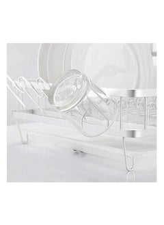 Lavish Lavish Dish Drying Stand Rack With Stand [Silver ]  - Image 3