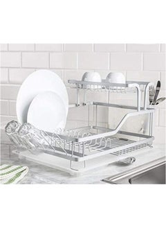 Lavish Lavish Dish Drying Stand Rack With Stand [Silver ]  - Image 1