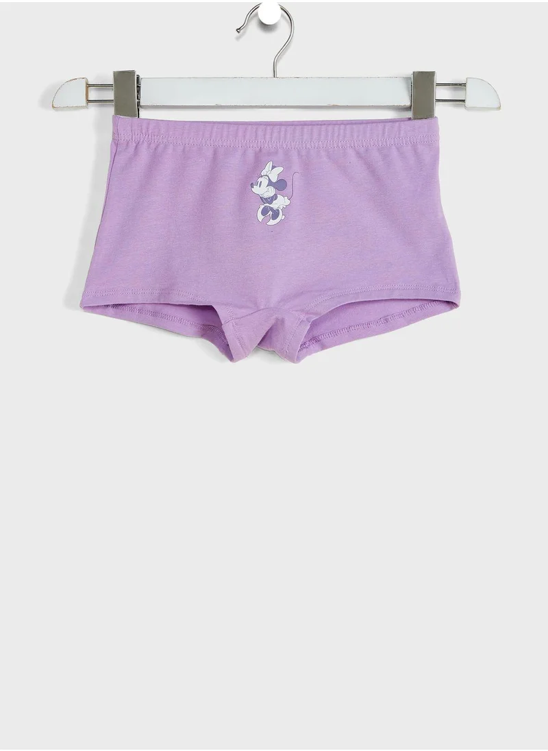 Disney Youth 3 Pack Minnie Mouse Boxers