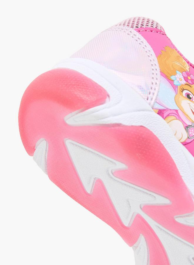 PAW PATROL Girls Hook & Loop Light-Up School Sneakers - Image 5