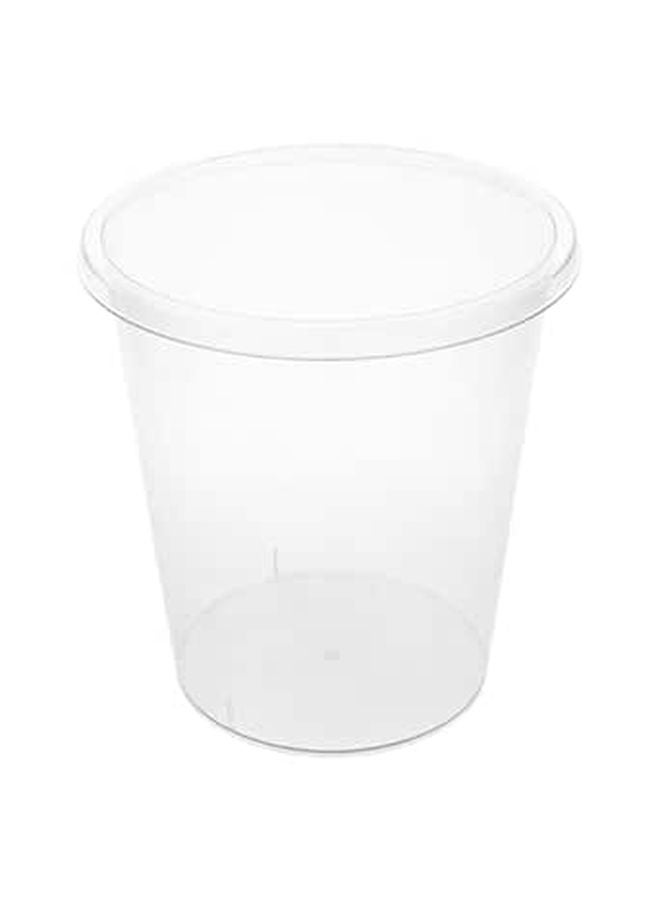 Large Plastic Trash Can No Lid Wastebasket For Bedroom Bathroom Office Household Use - Image 1
