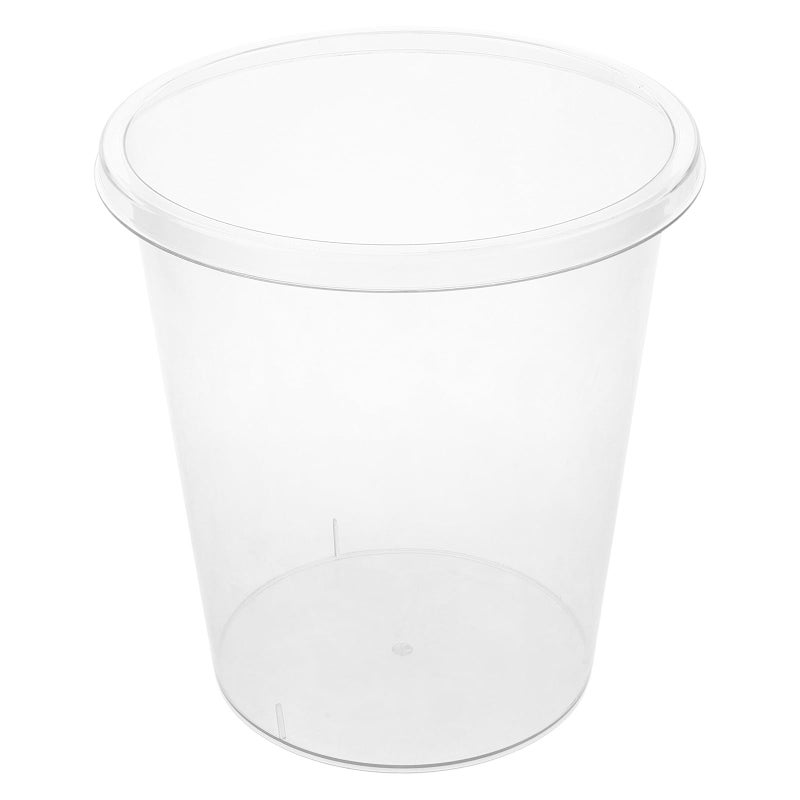 Large Plastic Trash Can No Lid Wastebasket For Bedroom Bathroom Office Household Use - Image 2