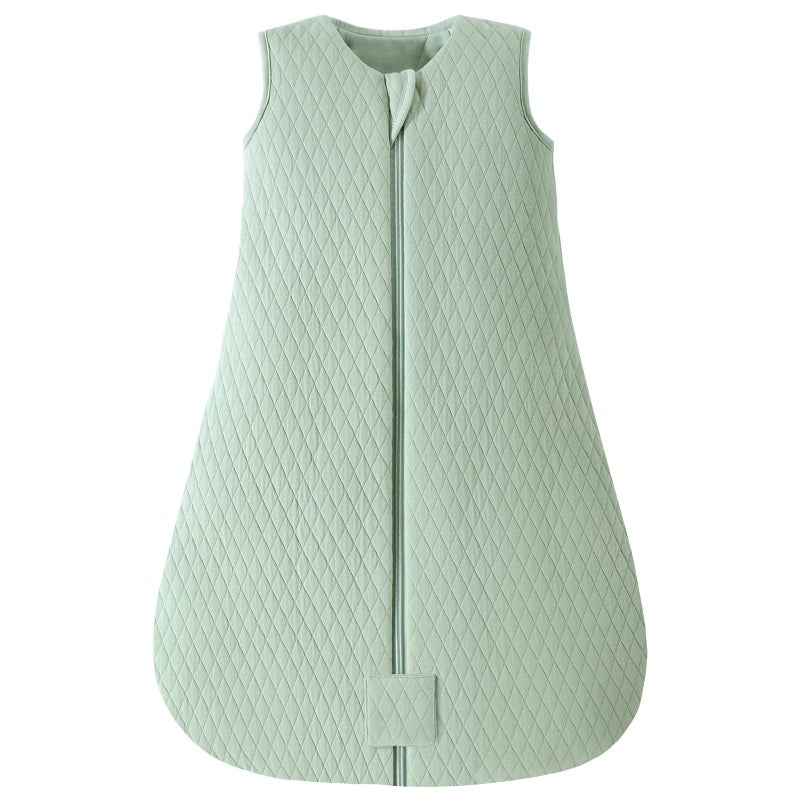 YOOFOSS Yoofoss Baby Winter Sleeping Bag, 100% Cotton, 2.5 Tog Warm Baby Winter Sleeping Bag, Soft Baby Sleeping Bag, Newborn in 6-12 Months, Perfect for Winter, Green - Image 1