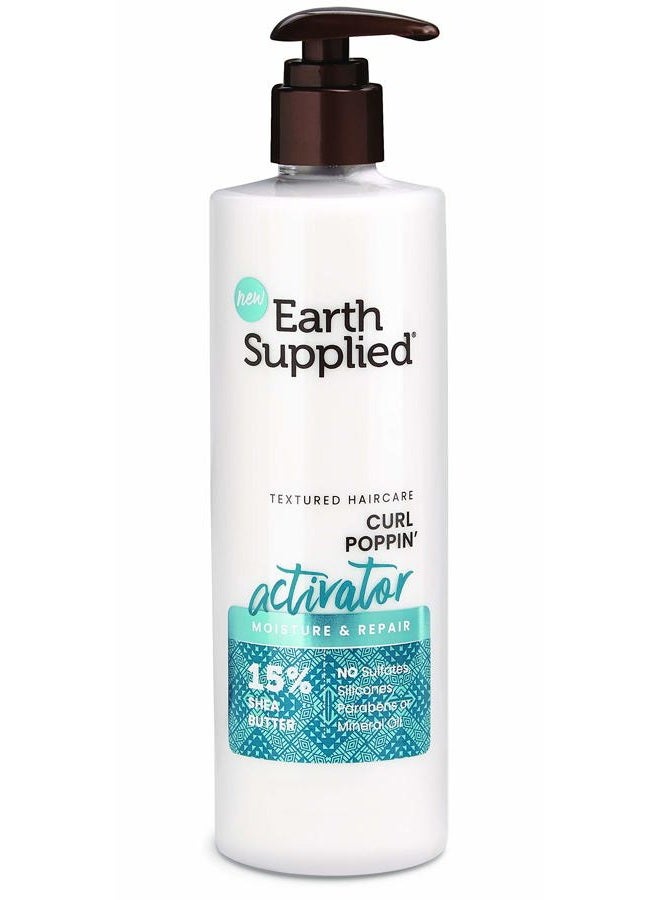 Earth Supplied Curl Poppin' Activator With 15% Shea Butter - Image 1