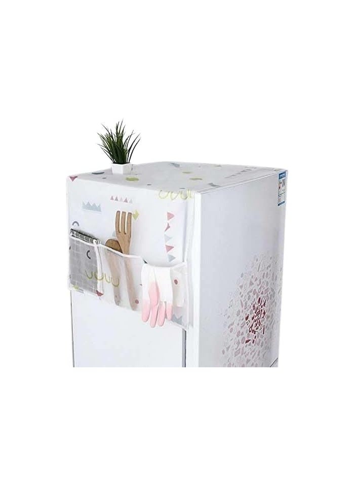 3-piece refrigerator cover, high-quality material - to protect and organize refrigerator shelves, easy to clean and durable for daily use, practical and essential for every home (HY) - Image 1