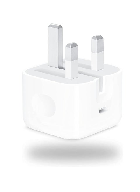USB C Plug, 20W PD Fast Charger Type C Plug ，USB C Power Adapter Compatible for iPhone 15/14/13/12/11 Series/SE 2022 /XR/XS/X/8/iPad，Fast Charger Type C Charging Adapter Charge Plug USB C Plug- White
