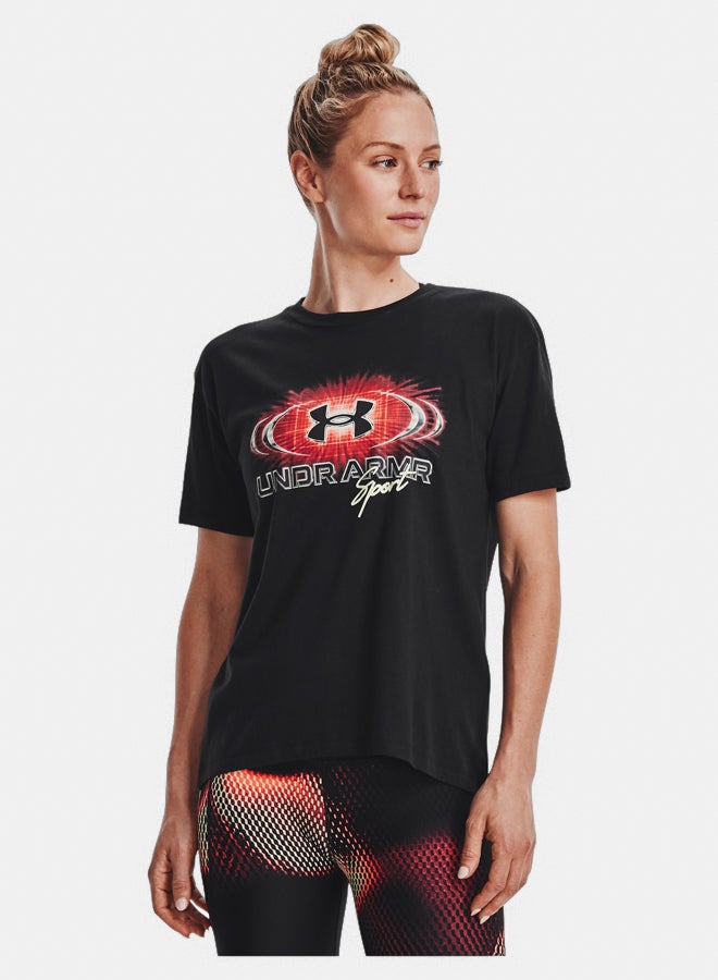 UNDER ARMOUR Sport Metal Logo Short Sleeve T-shirt  - Image 1