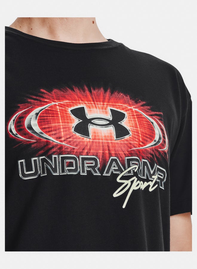 UNDER ARMOUR Sport Metal Logo Short Sleeve T-shirt  - Image 3