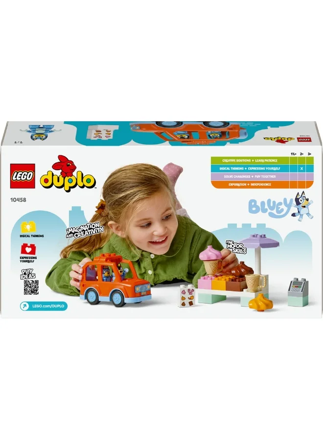 LEGO DUPLO Bluey Ice Cream Trip with Bluey 10458 (22) Pieces