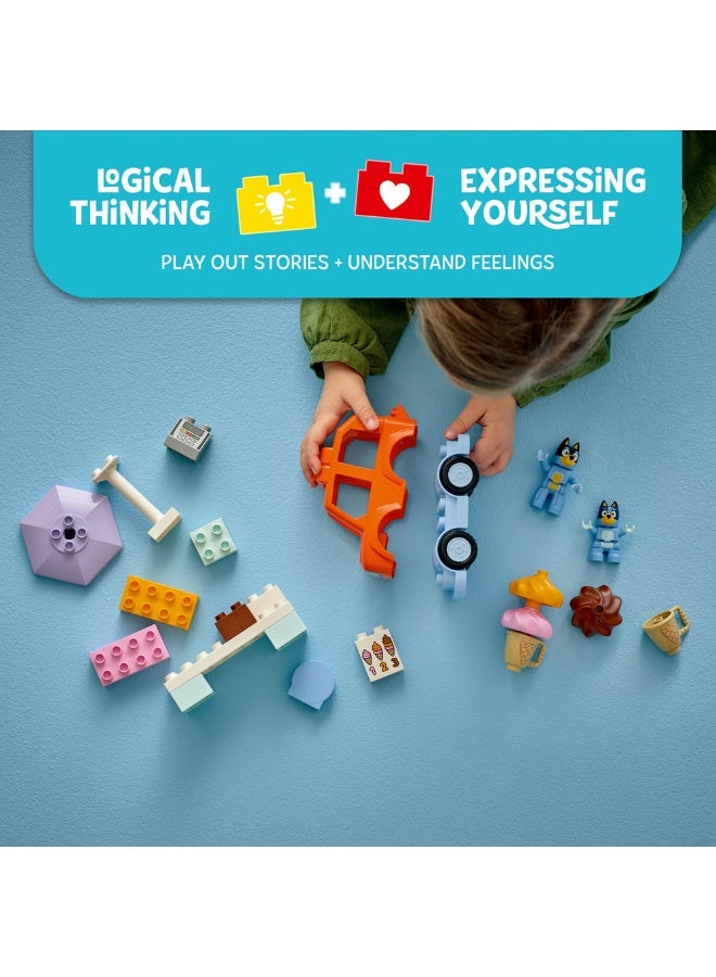 LEGO DUPLO Bluey Ice Cream Trip with Bluey 10458 (22) Pieces - Image 4