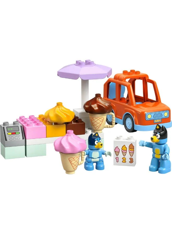 LEGO DUPLO Bluey Ice Cream Trip with Bluey 10458 (22) Pieces